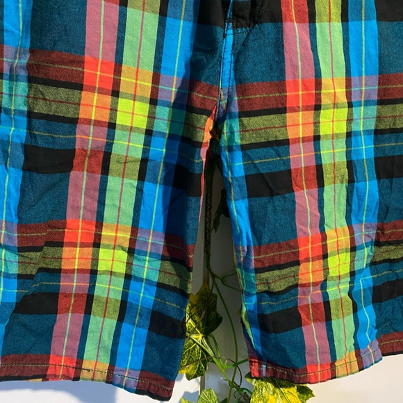 Volcom bright check men’s skate mid shorts 30 - Picture 5 of 12